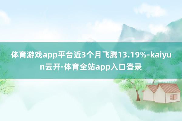 体育游戏app平台近3个月飞腾13.19%-kaiyun云开·体育全站app入口登录